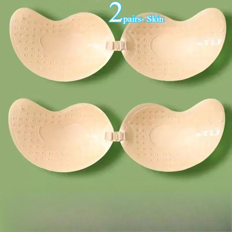 Sticky Push-Up Bra | Strapless, Backless, Reusable