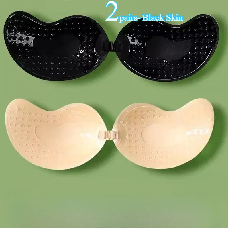 Sticky Push-Up Bra | Strapless, Backless, Reusable