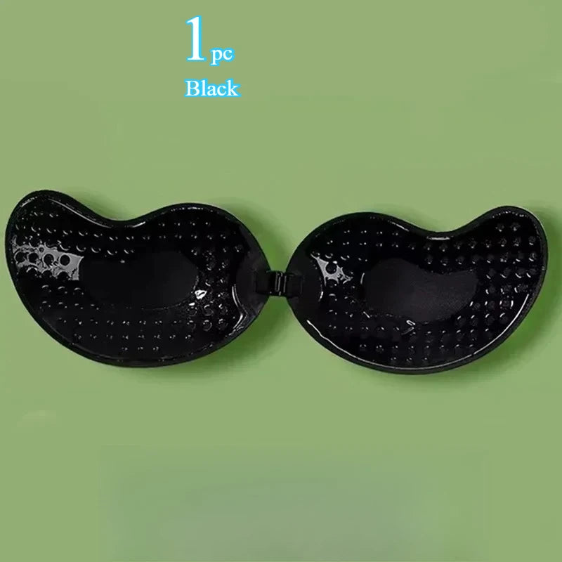 Sticky Push-Up Bra | Strapless, Backless, Reusable